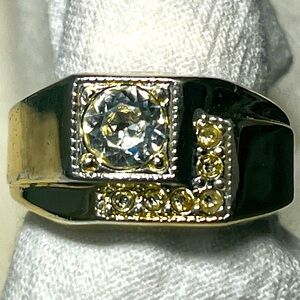 Men’s 14K Diamond Ring Size 10